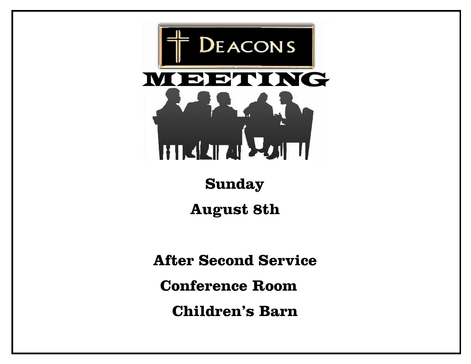 Deacon’s Meeting Bull Creek Cowboy Church